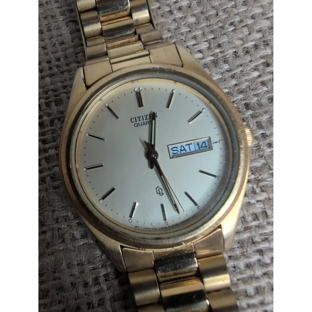 Rare Vintage Citizen Men's Classic Dress Watch JDM 1980s gn-4w-s 6100-847547 KT